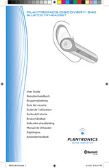 Plantronics Discovery 640 Guia Del Usuario