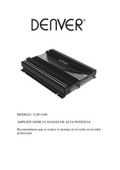 Denver CAP-4100 Manual De Instrucciones