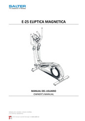 Salter E-25 Manual Del Usuario