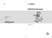 Bosch GCM 254 Professional Manual Original