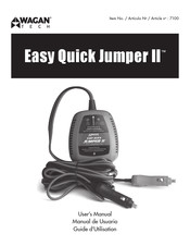 Wagan Tech Easy Quick Jumper II Manual De Usuario