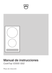 V-ZUG CookTop V2000 I302 Manual De Instrucciones