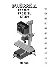 Proxxon PF 250/BL Manual