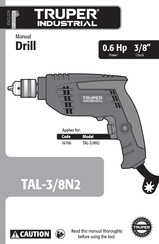 Truper TAL-3/8N2 Manual