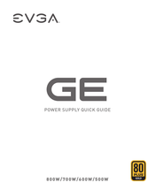 EVGA GE 600W Guía Rápida