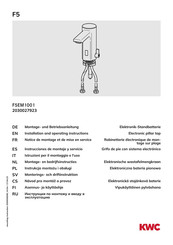 KWC F5EM1001 Instrucciones De Montaje Y Servicio