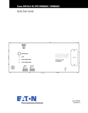 Eaton DIN850AC Guia De Inicio Rapido