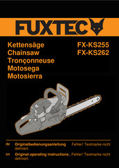 FUXTEC FX-KS255 Manual De Instrucciones Original