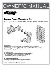 Kreg KCS-DFMT-PRO Manual Del Propietário