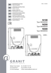 Granit N300 Instrucciones De Uso