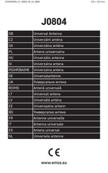 Emos J0804 Manual De Instrucciones