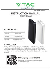 V-TAC VT-10005 Manual De Instrucciones