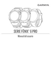 Garmin FENIX 6 PRO SERIE Manual Del Usuario