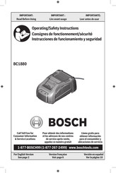 Bosch BC1880 Instrucciones De Funcionamiento Y Seguridad