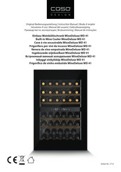 CASO DESIGN WineDeluxe WD 41 Manual Del Usuario