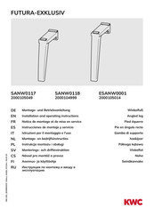 KWC FUTURA-EXKLUSIV ESANW0001 Instrucciones De Montaje Y Servicio