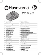 Husqvarna P4A 18-C70 Instrucciones De Empleo