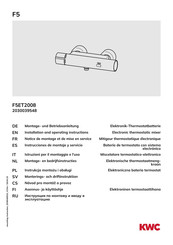 KWC F5ET2008 Instrucciones De Montaje Y Servicio