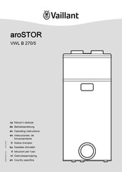 Vaillant aroSTOR VWL B 270/5 Instrucciones De Funcionamiento