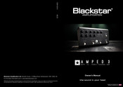 Blackstar Amplification AMPED 3 Manual Del Propietário