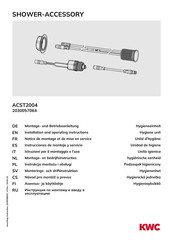 KWC ACST2004 Instrucciones De Montaje Y Servicio