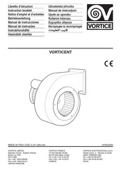 Vortice VORTICENT C 40/4 T Manual De Instrucciones