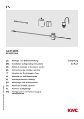 KWC 2030071564 Instrucciones De Montaje Y Servicio