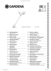 Gardena SmallCut 23/18V P4A Instrucciones De Empleo