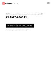 SHIMADZU CLAM 2040 CL Manual De Instrucciones