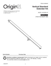 Origin 21 VS26EK-W Instrucciones De Montaje