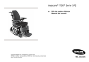 Invacare TDX SP2 Serie Manual Del Usuario