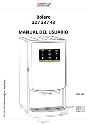 BRAVILOR BONAMAT BLR43-010 Manual Del Usuario