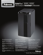 Fellowes AutoMax 300C Manual De Instrucciones