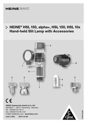 HEINE HSL 10 Serie Manual De Instrucciones