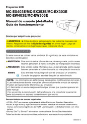 Maxell MC-EW403E Manual De Usuario