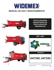 Widemex 647300 Manual De Uso Y Mantenimiento