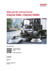 Bucher CityCat VS20e Manual De Instrucciones