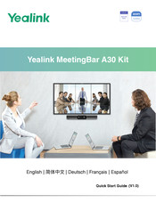 Yealink MeetingBar A30 Kit Guia De Inicio Rapido