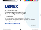 Lorex L8559 Serie Guía De Configuración Rápida