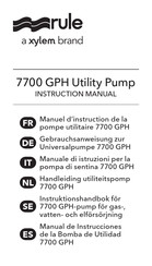 Xylem Rule 7700 GPH Manual De Instrucciones