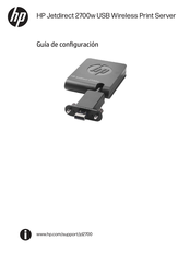 HP Jetdirect 2700w USB Guía De Configuración