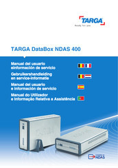 Targa DataBox NDAS 400 Manual Del Usuario E Información De Servicio