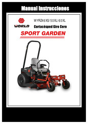 WORLD SPORT GARDEN WYRZ60XL Manual Instrucciones