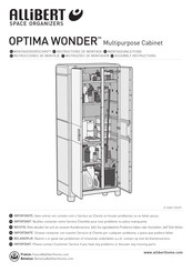 Allibert OPTIMA WONDER Instrucciones De Montaje