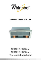 Whirlpool AKR601TLIX Instrucciones De Uso