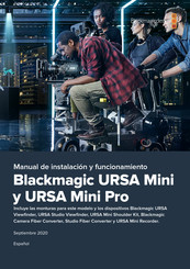 Blackmagic Design URSA Mini Manual De Instalación Y Funcionamiento