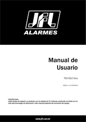 JFL Alarmes TEC-510 Duo Manual De Usuario