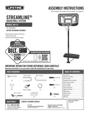 Lifetime OD148560 Instrucciones De Ensamblaje