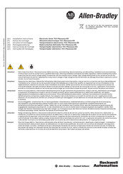 Rockwell Automation Allen-Bradley 700-FS EX Serie Instrucciones De Montaje