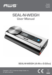 AWS SEAL-N-WEIGH Manual Del Usuario